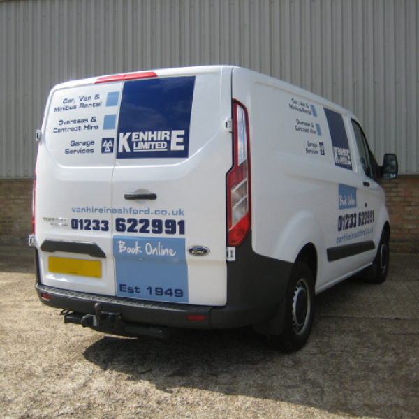 TRANSIT CUSTOM VAN with TOW BAR For Hire | Kenhire Limited