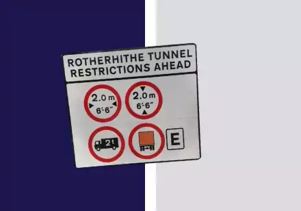 Rotherhithe Tunnel Restrictions