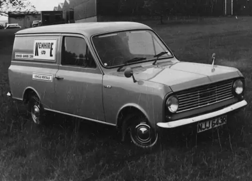 Photo: Bedford HA Van  for hire in 1977